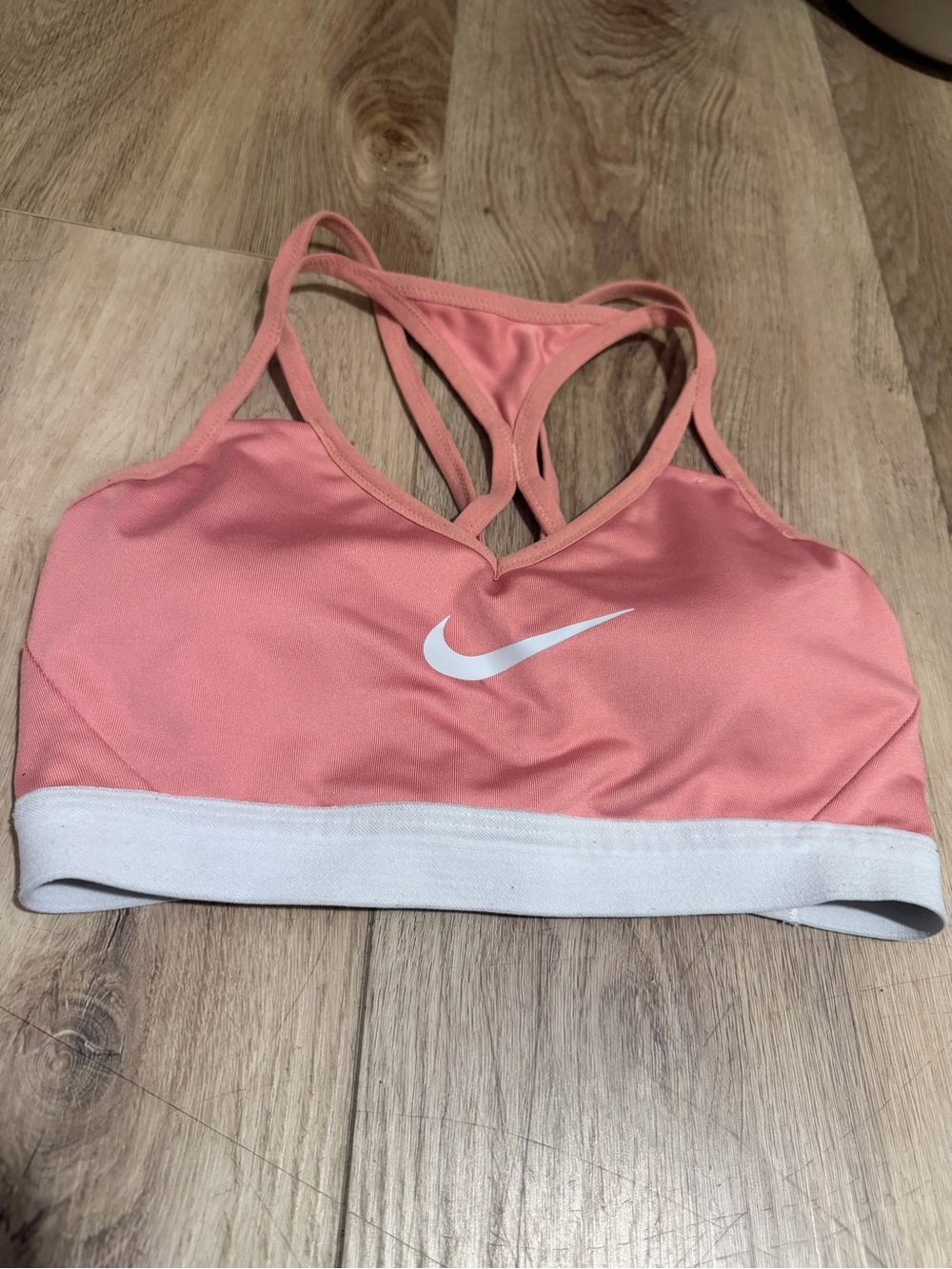 Nike Women's Pink Strappy Sports Bra